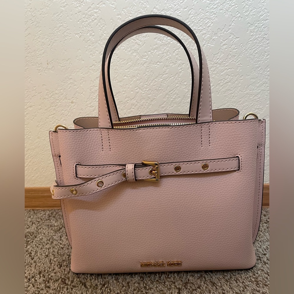 Pink Micheal Kors leather satchel
